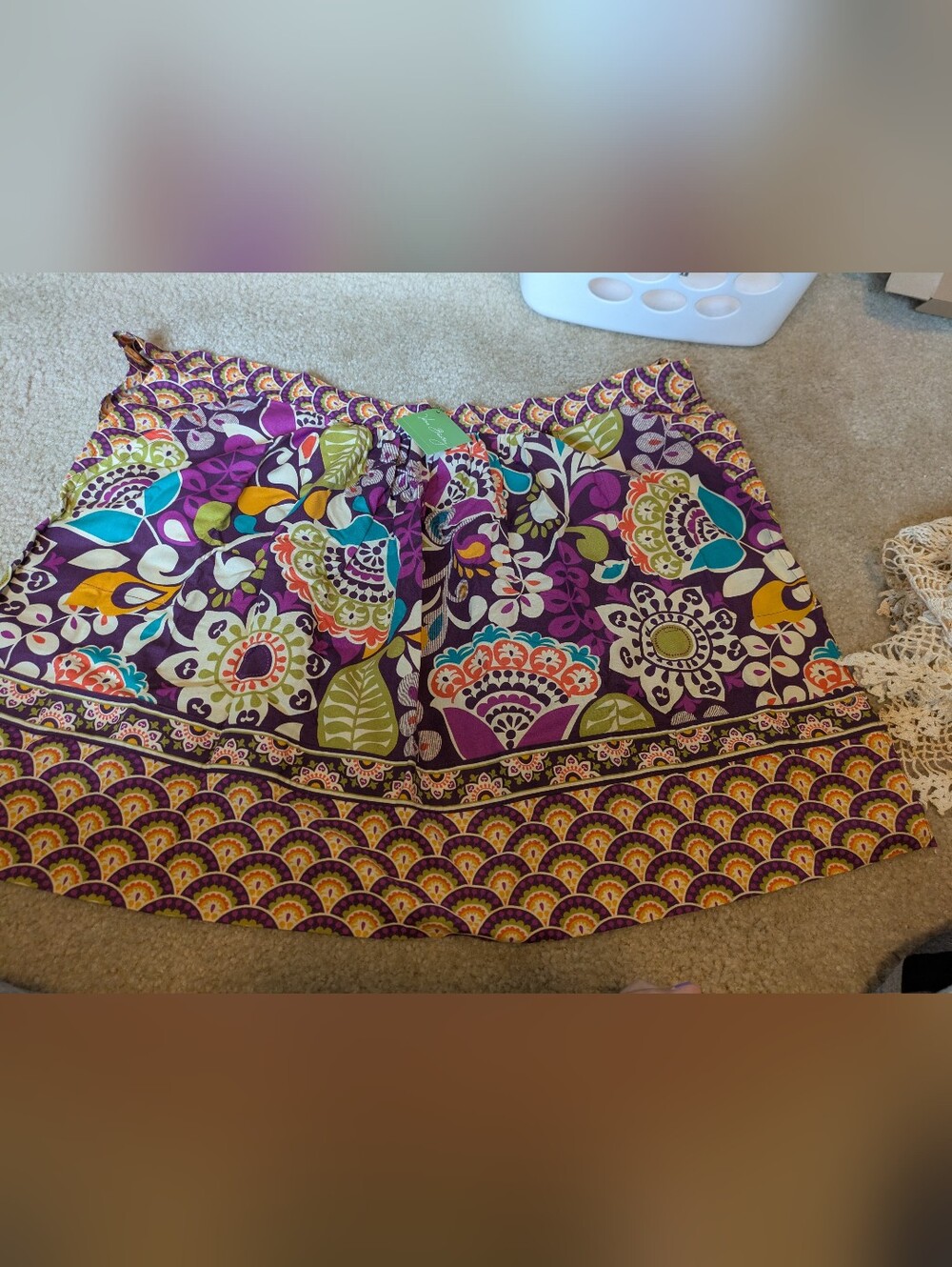 Vera Bradley What's Cookin' Apron Plum Crazy NWT Half Apron